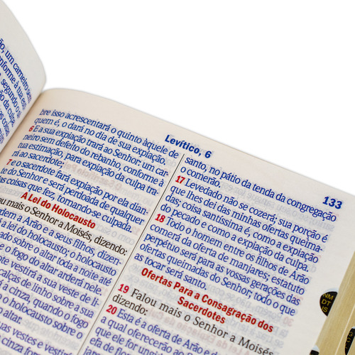 Bíblia Sagrada Letra Hipergigante Capa Pu Luxo Com Índice E Harpa - Preto