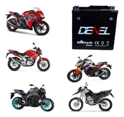 Bateria Cbr250r Xre300 Cb190r R3 Mt03 Gl150 Fz25 Fazer Ytx7l