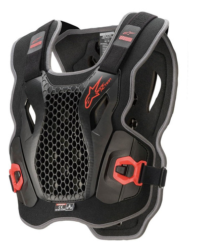 Protector De Pecho Alpinestars Bionic Action Negro Rojo Xl 2 Color