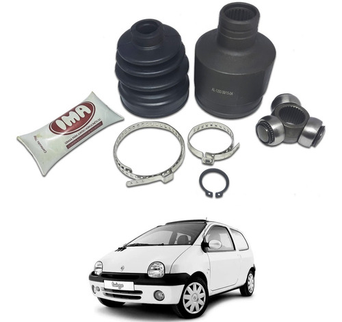 Tulipa + Trizeta Renault Twingo 1.0 1990/2000  Direito 30x23