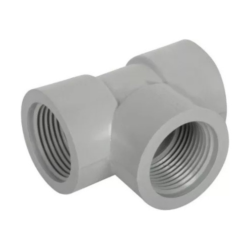 Tee Pvc Roscada 1 Pulgada Griven (pack X 3 Unid)