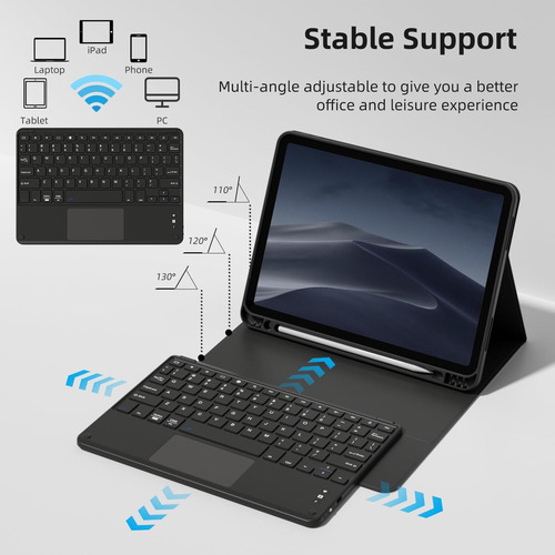 Funda Cover Keyboard Touchpad iPad Air 11 (m3) A3266 A3267