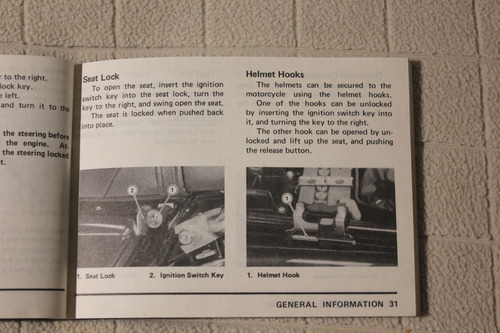 Kawasaki Z 550 1980 Manual Del Propietario (Usado)