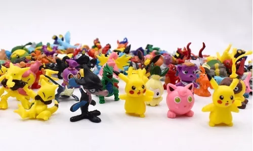 Pokémon Kit 24 Miniaturas Sem Repetições Brinquedo Coleção