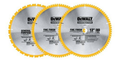 Dewalt Dw3128p5b3 3 Disco De Serra.