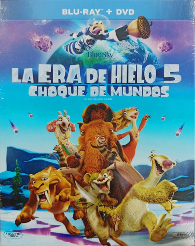 La Era De Hielo 5 Choque De Mundos Pelicula Blu-ray + Dvd