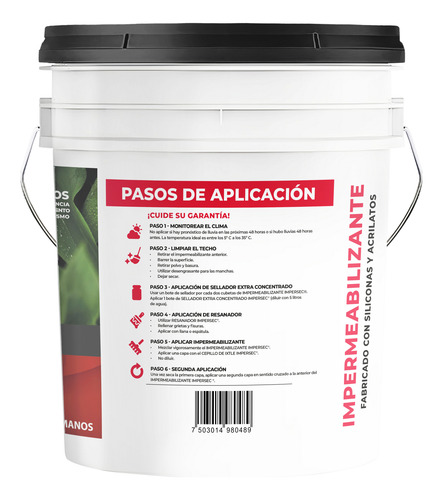 Impermeabilizante Impersec 2 Cubetas 19l C/u Terracota Satinados