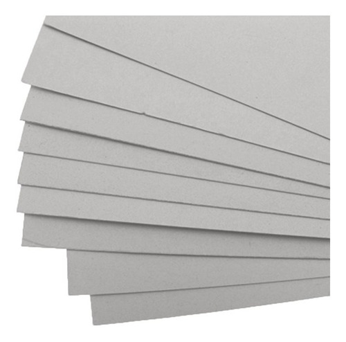 Carton Gris En Plancha 1,5mm 70x100 X 10 Unidades Placa