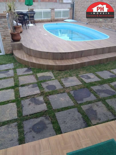 Imagem 2 de 15 de Charmosa Casa Mobiliada - Piscina & Área Gourmet - Cond. Orla Azul - 1517