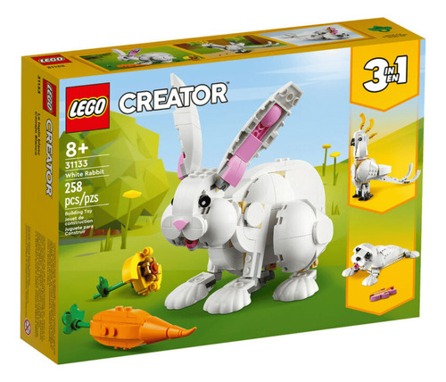 Lego® Conejo Blanco 31133 Cantidad de piezas 258