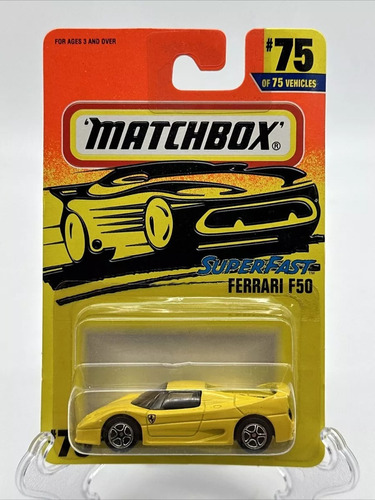 Matchbox 1997 #75 / Ferrari F50 Superfast Amarillo