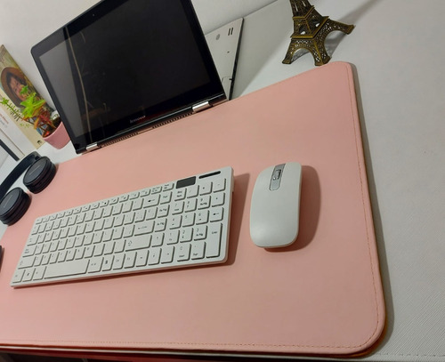 Imagen 4 de 9 de Base Pad Mouse Tapete Alfombrilla De Escritorio En Cuero P.u
