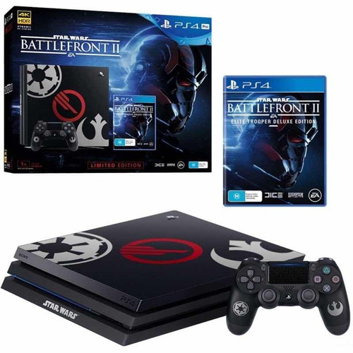 Ps4 Pro 1 Tb 4k Hdr Star Wars Battlefront 2 Edición Limitada