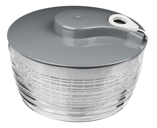 Centrifugadora De Ensaladas Y Verdura De Cuerda 5.8 L Color Gris