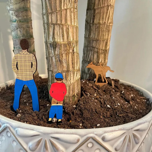 Decoração De Estaca De Planta Em Vaso Marcadores De Planta D