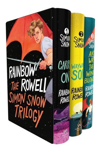 Simon Snow Boxed Set, De Rowell, Rainbow., Vol. 1-3. Editorial Wednesday Books, Tapa Dura En Inglés, 2021