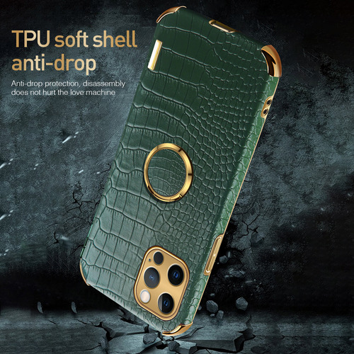Funda Para iPhone 15 Pro Plus Max Cocodrilo Patrón