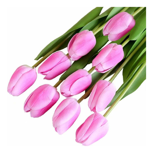 10 Tulipanes Artificiales Para Decoración En Casa, Fiesta, B