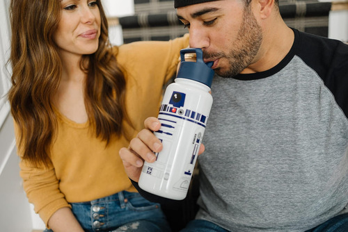 Botella De Agua Mandaloriana De Star Wars Simple Y Moderna C