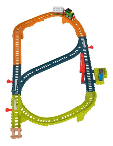 Thomas & Friends Pista De Juguete Circuito Entregas De Percy Color Multicolor