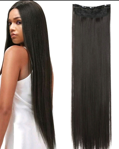 Extensiones De Cabello 32puLG 80cm Maxicapa Fibra Natural 