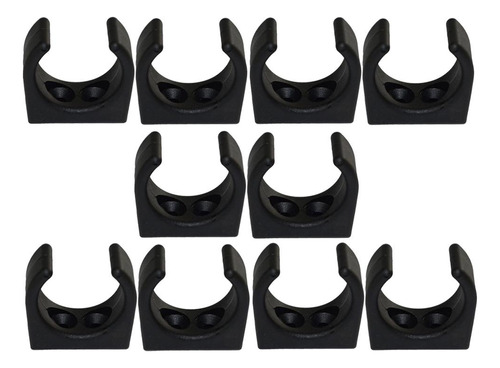 10x Barco Nylon Clips De Plástico Escalera Soporte De Tubo