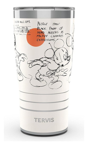 Traveler Vaso Aislado Triple Pared Mickey Mouse Melody Manti