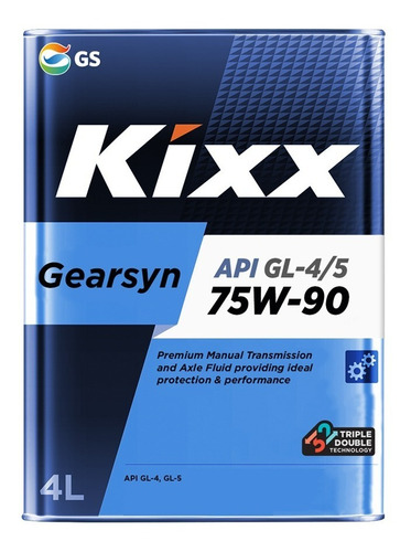 Aceite Transmisión Manual Kixx Gearsyn Gl4/gl5 75w-90 4l