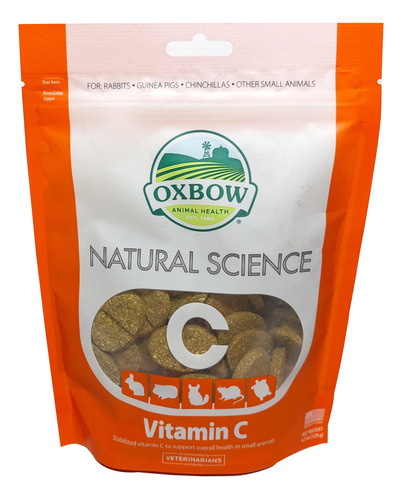 Vitamina C Oxbow Para Hamster, Conejos, Cuyos, Chinchilla