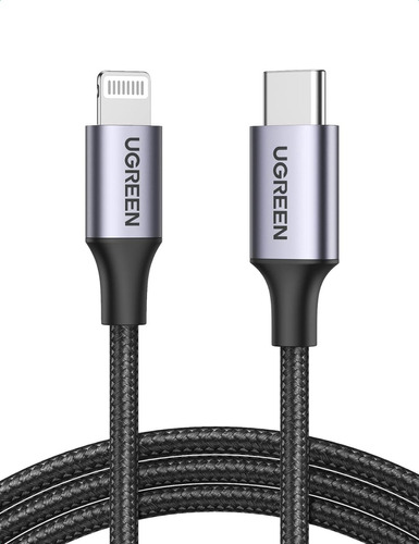 Cable Usb-c A Lightning Mfi Carga 60w Para iPhone 1m Ugreen