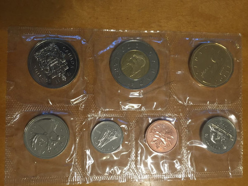 Can-s06 Set 7 Monedas Canada 1999 Prooflike Ayff (Usado)