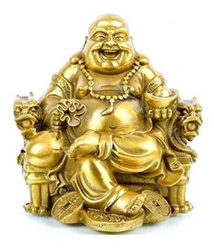 Fengshui Decor Estatua De Buda Riendo Para La Suerte Y Felic