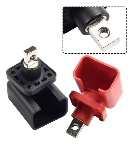 Conector De Batería Binding Post, Terminal Negro Y Rojo