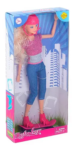 Mu eca Articulada Gimnasta Yoga Con Accesorios Defa Lucy