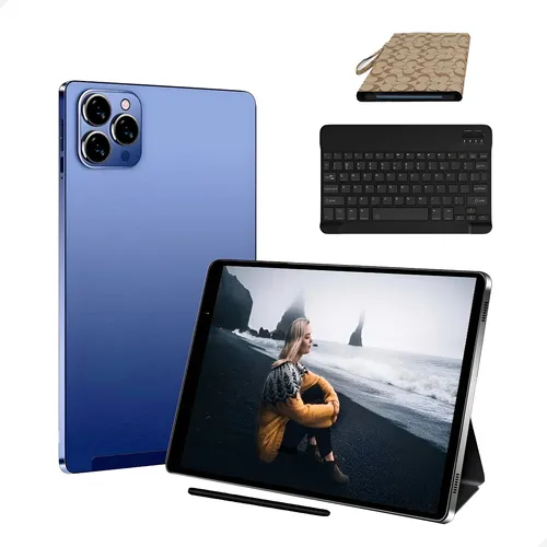 Tablet 10 Polegadas 8gb Ram 128gb Capa+ Teclado Android 14