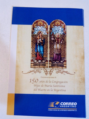 Volante Filatélico 1133.  150 Años De La Congregación Hijas 