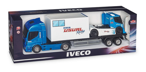 Caminhão Racing Equipe Iveco Brinquedo Miniatura Formula