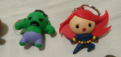 Colgante Marvel Spiderman Ironman Groot Hulk Black Widow