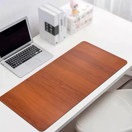 Deskpad Mouse Pad 70x35 Pvc Ecológico Fácil Limpeza Cores Cor Marrom