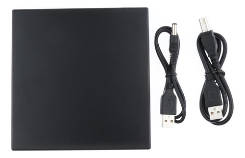 Unidad Externa Unidad De Dvd Usb 2.0 Protable Cd Negro Negro