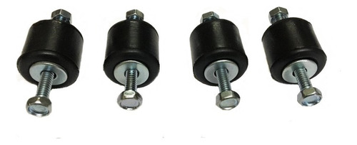 Pata De Goma Antivibratoria Para Mensula X Juego ( 4 Unid )