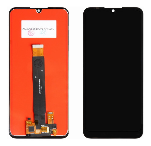 Para Motorola Moto E6 Plus Xt2025 Pantalla Táctil Color Negro