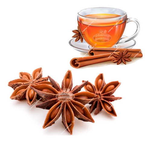 Imagen 1 de 4 de Té Anís Estrella 250gr 100% Natural Organico Vegano