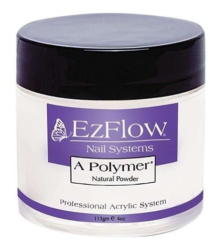 Polímero Polvo A-polymer Acrílico Para Uñas Ezflow 113 G Color Natural