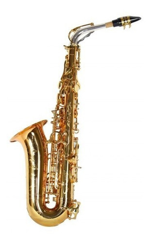 Imagem 2 de 3 de Saxofone Alto Jahnke Eb Jsah102 Edition 10 Years Dourado