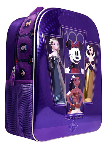 Mochila Unisex Disney 177315 Textil Morado Color Púrpura