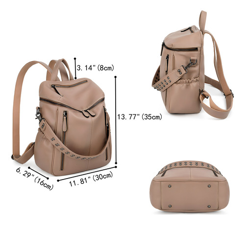 Mochila automobilística feminina com alça nua