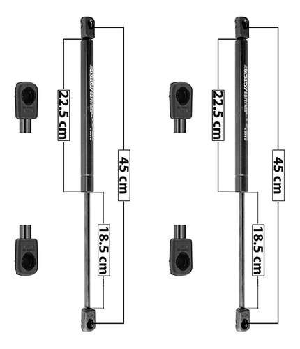 Par Amortiguadores 5ta Puerta Spart Ford Ka 2001 2002 2003