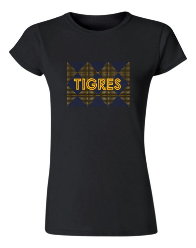 Jersey Playera Fútbol Tigres Uanl Mujer Cenefa