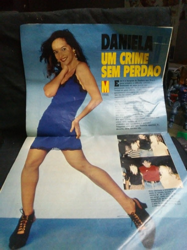 Imagem 4 de 8 de Manchete 1128 Daniela Perez / Raul Gazolla Jan 93 Com Poster